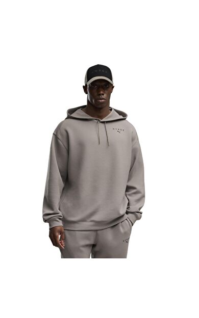 Puma X Hyrox M Cloudspun Hoodıe Erkek Sweatshirt Bej
