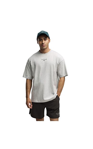 Puma X Hyrox M Lıfestyle Tee Erkek T-Shirt Gri