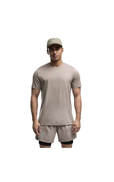 Puma X Hyrox M Poly Graphıc Tee Erkek T-Shirt Bej