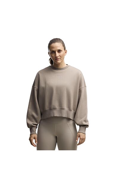 Puma X Hyrox W Heavyweıght Crew Kadın Sweatshirt Bej