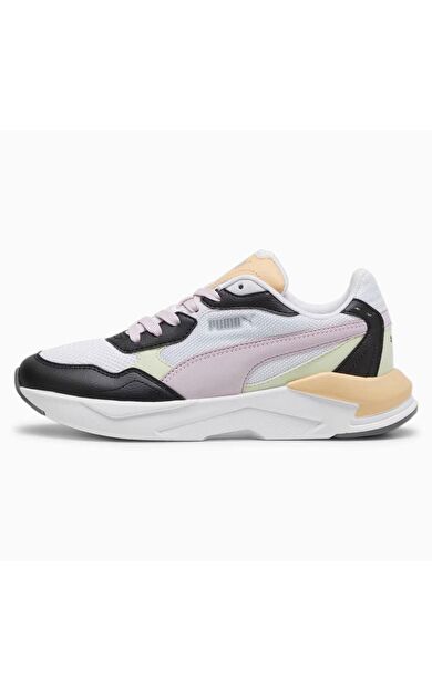 Puma X-Ray Speed Lite-White-Grape Mist-Black-Green Unisex Spor Ayakkabısı 384639 31055