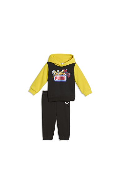 Puma X Trnsfrmrs Mınıcat Set Bebek Eşofman Takımı Siyah