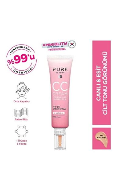 Cc Krem Spf50 Pa Natural 30 ml