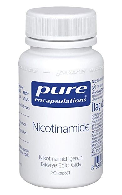 Pure Encapsulations Nicotinamide 30 Kapsül
