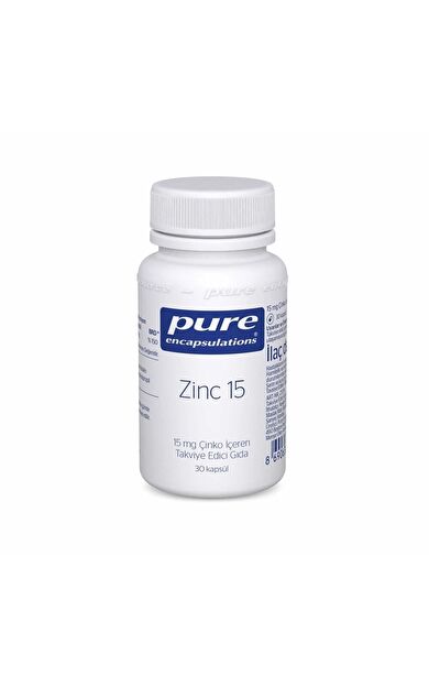 Pure Encapsulations Zinc 15 Mg 30 Kapsül SKT:05/2027