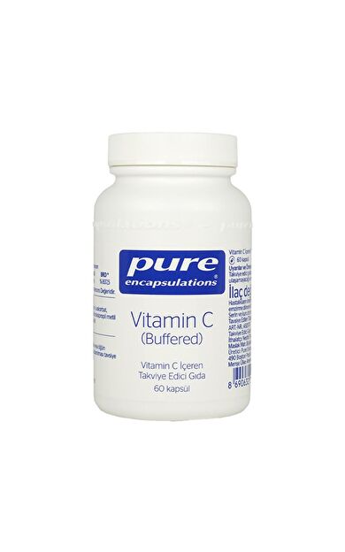 Pure Vitamin C Buffered 670 mg 60 Kapsül