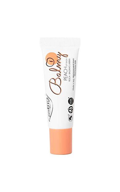 PuroBio Cosmetics Organik Lip Balm 10 ml - Peach