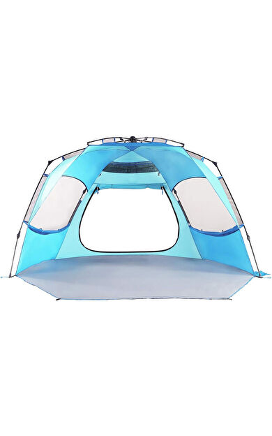 QuickUP Otomatik Plaj Çadırı-MAVİ