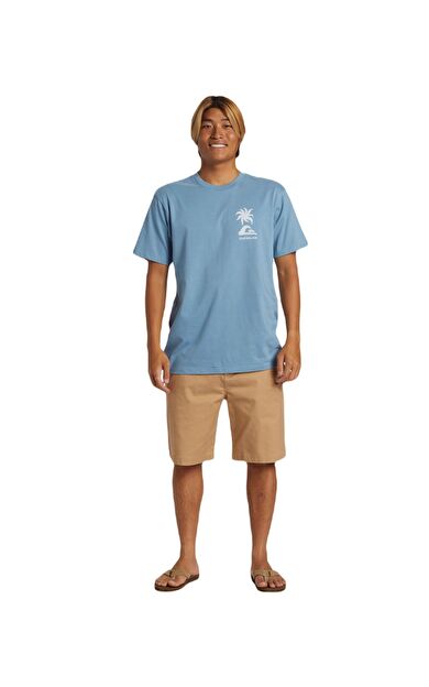 Quiksilver AQYZT09562 Tropical Breeze Mor Erkek Tişört AQYZT09562-W12