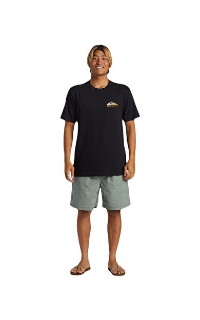 Quiksilver AQYZT09563 Step Up Mor Erkek Tişört AQYZT09563-10010