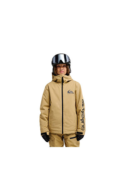 Quiksilver MISSION SOLID YTH JK Çocuk Kayak Montu EQBTJ03247-CLM0 Bej