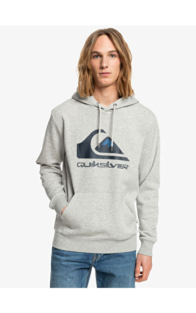 Quiksilver EQYFT04450-SGRH Big Logo Hood Erkek Sweatshirt