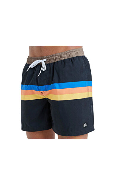 Quiksilver Everyday Straıght Volley 15 Erkek Yüzme Şortu EQYJV04121-BLRS Siyah