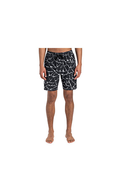 Quiksilver Mercury Straight Volley 19Nb Erkek Yüzme Şortu EQYJV04125-BMER Siyah