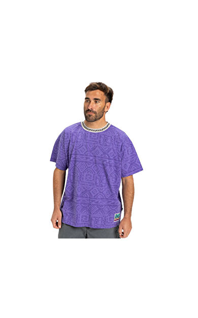 Quiksilver Global Heat Ss Tee Erkek Günlük Tişört EQYKT04365 Mor