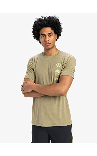 Quiksilver EQYKT04372-TMSH Coastal Run Ss Erkek Spor Tişört