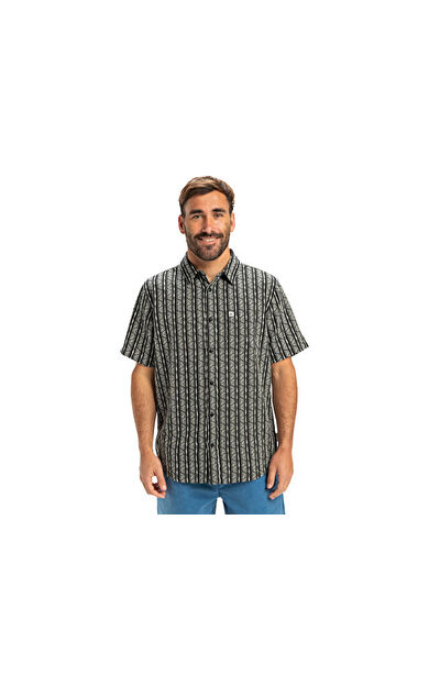 Quiksilver Street Way Ss Erkek Günlük Gömlek EQYWT04608-BLSW Siyah