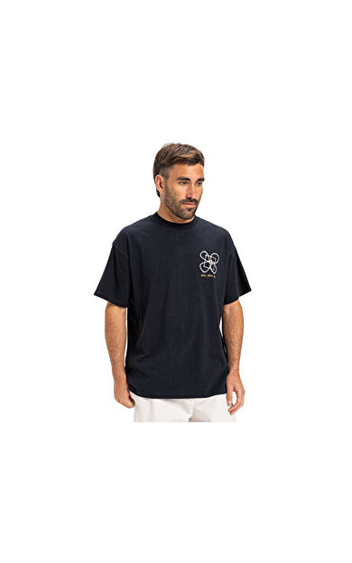 Quiksilver Hw Outside Inside Ss Erkek Günlük Tişört EQYZT08032-KVJ0 Siyah