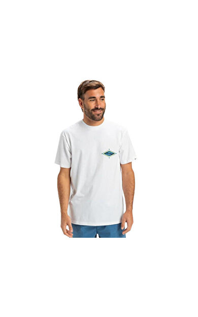 Quiksilver Ev Beach Blast Ss Erkek Günlük Tişört EQYZT08046-908 Beyaz