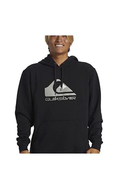 Quiksilver AQYFT03356-999 Big Logo Erkek Sweatshirt
