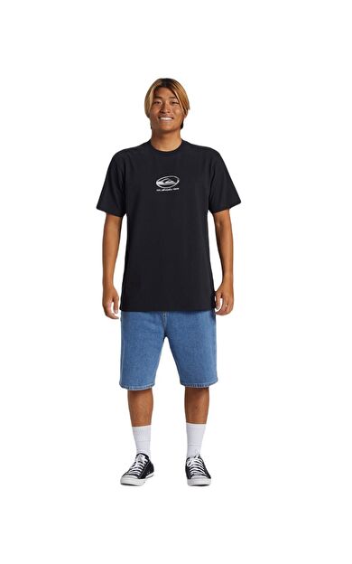Quiksilver AQYZT09545 Chrome Logo Ss Stn Erkek Tişört AQYZT09545-10010