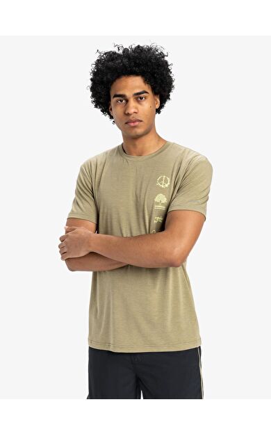 Quiksilver EQYKT04372-TMSH Coastal Run Ss Erkek Spor Tişört