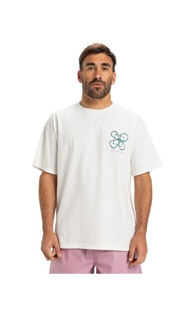 Quiksilver EQYZT08032-WBK0 Hw Outside inside Ss Erkek Spor Tişört