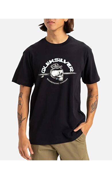 Quiksilver EQYZT08056-KVJ0 Skull Lines Ss Erkek Spor Tişört