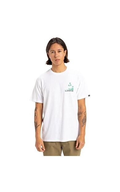 Quiksilver EQYZT08057-908 Palm Lines Ss Erkek Spor Tişört