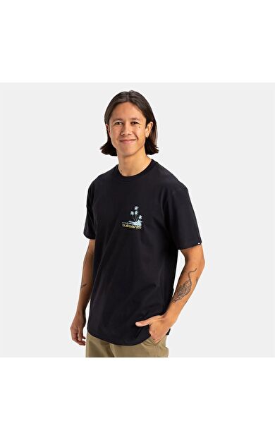 Quiksilver EQYZT08057-KVJ0 Palm Lines Ss Erkek Spor Tişört