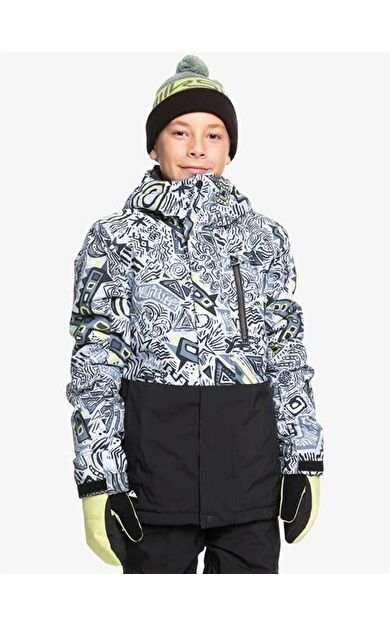 Quiksilver Mission Printed Block Youth Jk Çocuk Mont-Ceket EQBTJ03196