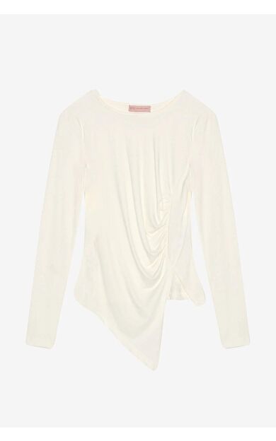 Quzu Asimetrik Bluz