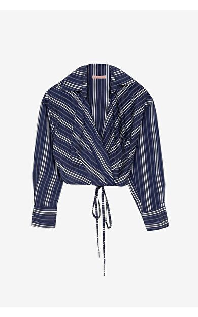 Quzu Bağlama Detaylı Bluz 26KBLZ00785