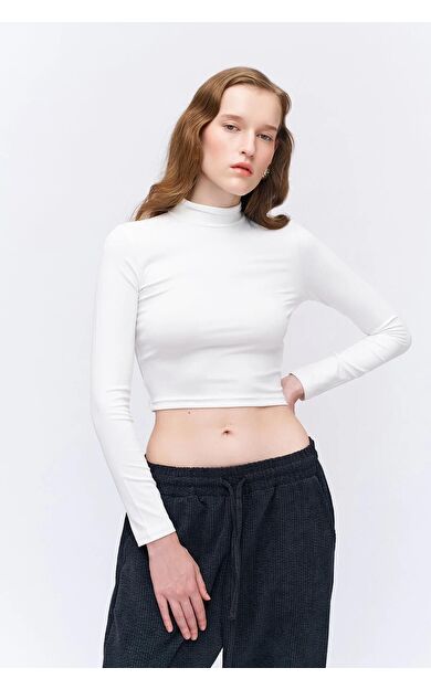 Quzu Balıkçı Yaka Bluz