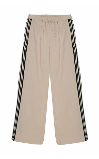 Quzu Beli Lastikli Kadın Pantolon