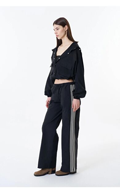 Quzu Beli Lastikli Kadın Pantolon