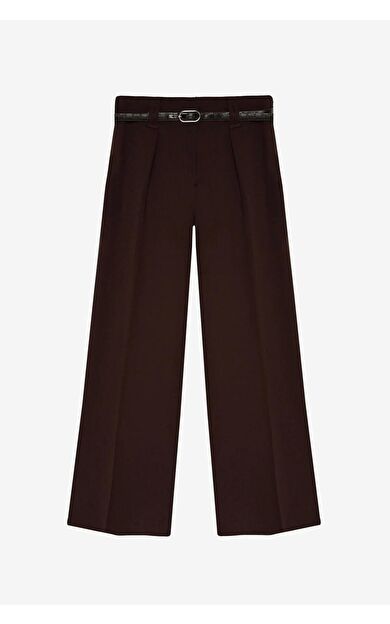 Quzu Kemer Detaylı Kadın Pantolon 24Y71262