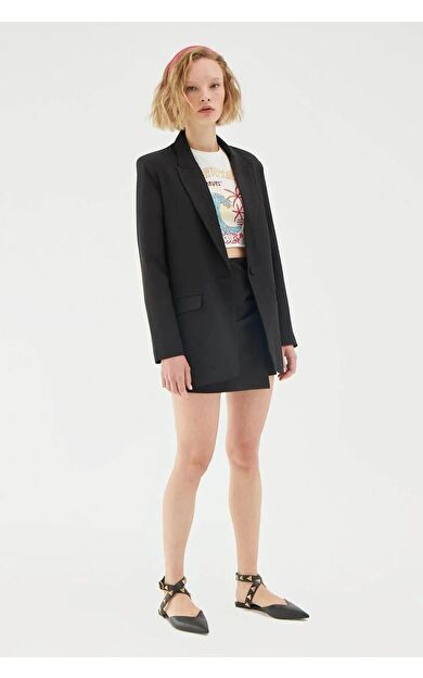 Quzu Oversize Kadın Blazer Ceket