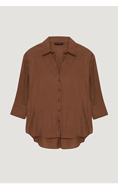 Quzu Oversize Kadın Gömlek