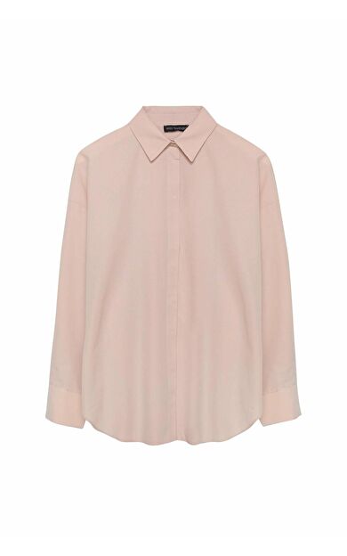 Quzu Oversize Kadın Gömlek 22Y11478