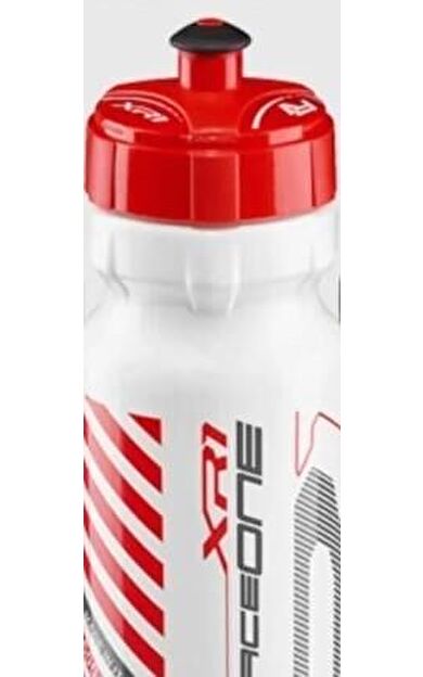 Raceone XR1 Matara 600 ML Plastik Kokusu Yapmayan Bisiklet Matarası Beyaz Kırmızı