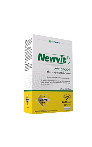 Newvit Probiyotik 30 Kapsül