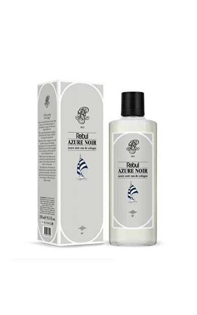 Rebul Azure Noir EDC Kolonya 250 ml Cam Şişe
