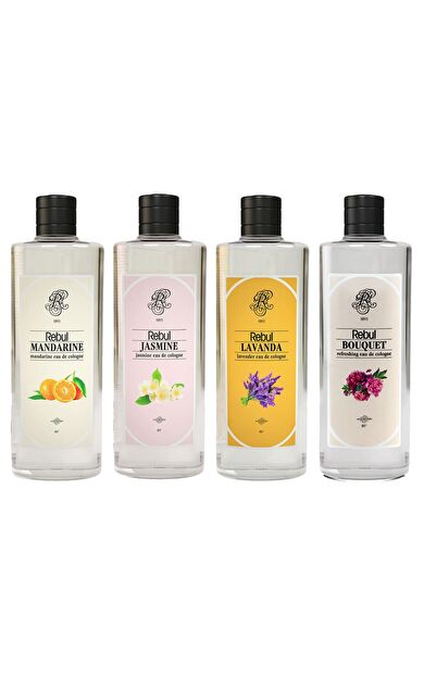 Rebul Bouquet 250 ML+ Mandalına 250 ML + Jasmıne 250 ML + Lavanta 250 ML