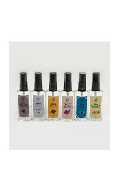 Rebul Dark + Bouquet + Aqua + Ice + Mandarine+ lavanda Kolonya 50 Ml