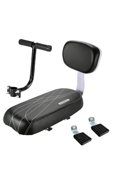 Bisiklet Arka Çocuk Koltuğu Sırt Dayamalı (Basamaklı - Gidonlu) Bagaj Koltuğu (BAGAJ DAHİL DEĞİL)