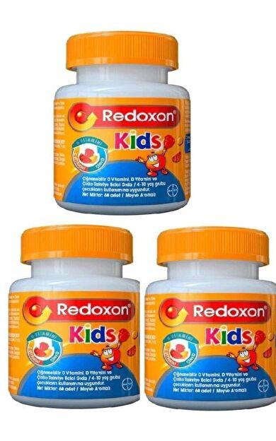 Redoxon Kids 60 Çiğnenebilir Tablet-3 ADET-SKT:04/2027