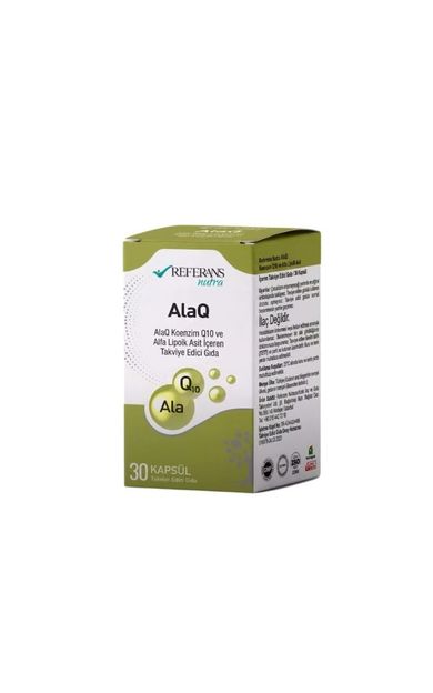 Referans ALAQ Koenzim Q10 ve Alfa Lipoik Asit 30 Kapsül