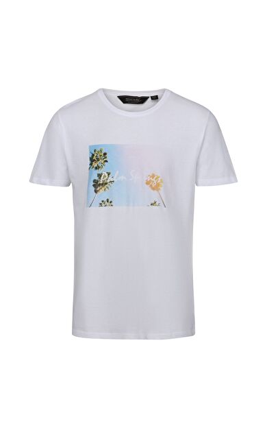 Regatta Cline VII Erkek T-Shirt-BEYAZ