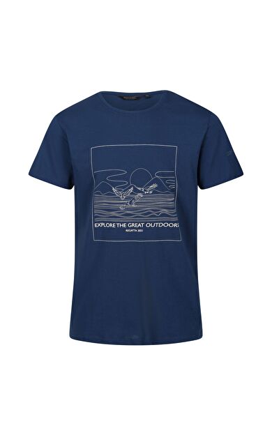 Regatta Cline VII Erkek T-Shirt-MAVİ